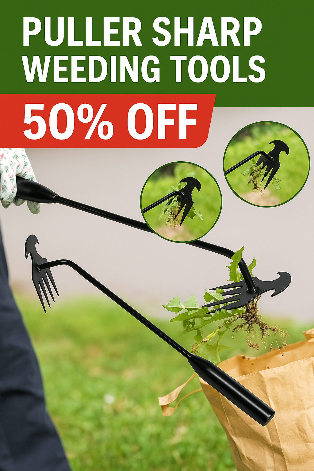 🌱“Puller Sharp Weeding Tool 🌸🌿