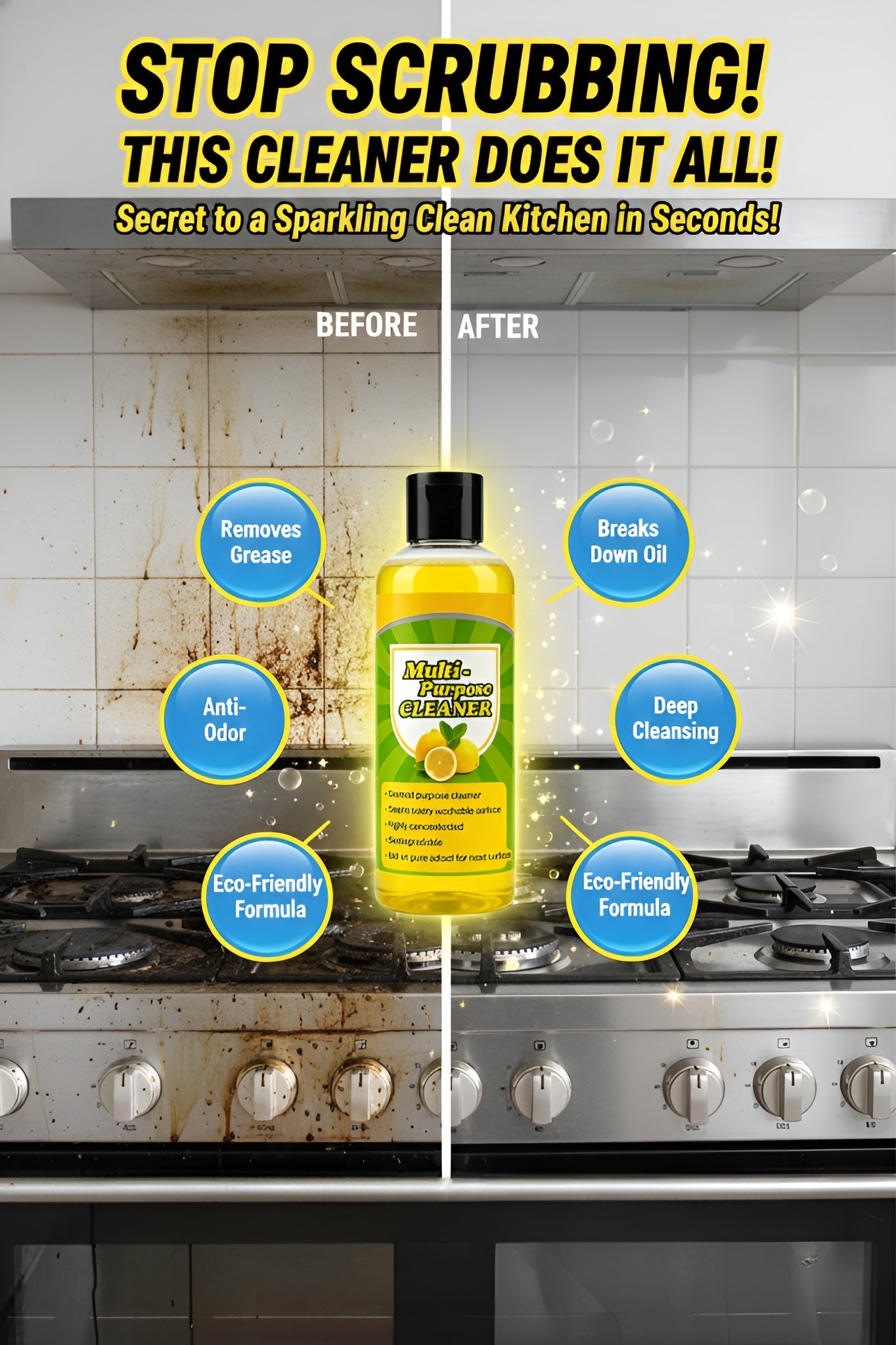 🚨 Last Chance: Buy 1 Get 3 FREE – Viral Cleaner Almost Sold Out!