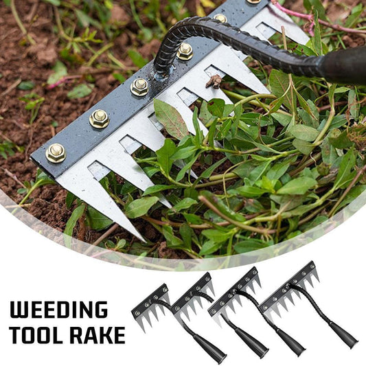 🌱 5 Teeth Carbon Steel Garden Weeding Tool 🌱